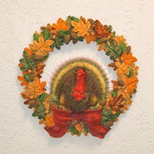 Thanksgiving Turkey Wall Wreath